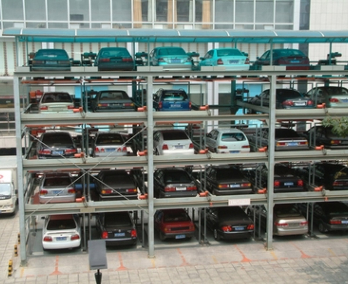 黑龍江立體停車PSH5五層升降橫移立體停車設備